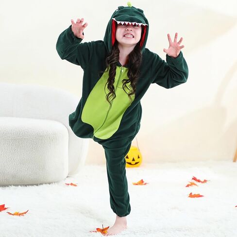 Kids Onesie Pajamas Animal Pjs Halloween Cosplay Costume One-piece Sleepwear in Saudi Arabia