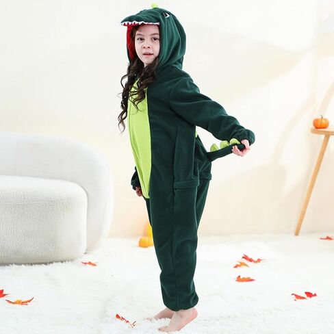 Kids Onesie Pajamas Animal Pjs Halloween Cosplay Costume One-piece Sleepwear in Saudi Arabia