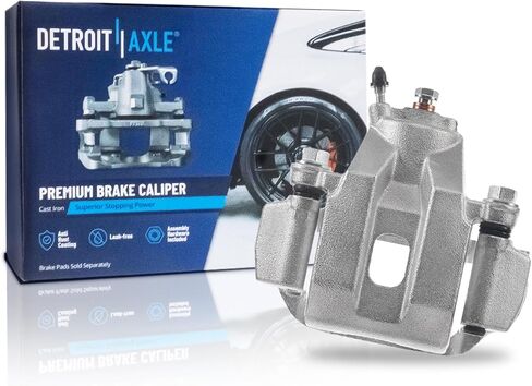 Detroit Axle-خلفي الفرامل اليسرى الفرجار لتويوتا 2008-2016 Sequoia ، 2007-2016 TUNDRA ، الفرجار الفرامل الجانبية السائق مع BRACKET 2009 2010 2012 2013 2014 استبدال in Saudi Arabia