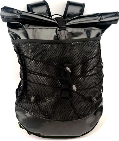 Ultimate Frisbee Rolltop Bag 18 Liter. Waterproof Durable Sports Equipment Backpack for Outdoor Sports Travel & More Yellow in Saudi Arabia