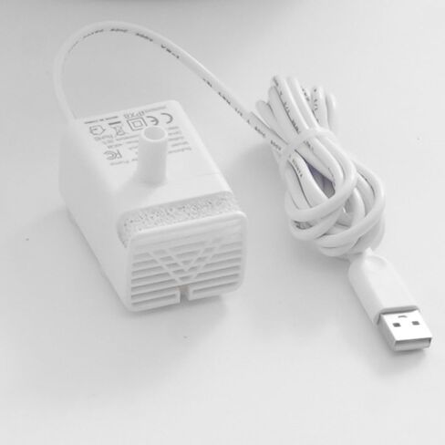 مضخة بديلة لـ 102 أوقية من النافورة Pet Fountain Cat Fountain Dofenser Water Water Supenser Ultra Healt Long Long عمر مضخة ، كابل USB ، مصابيح LED البيضاء in Saudi Arabia