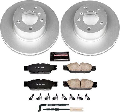 Power Stop KOE3087 Autospecialty Front Replacement Brake Kit-OE Brake Rotors & Ceramic Brake Pads For BMW 325i 2006 [Model Specific] in Saudi Arabia