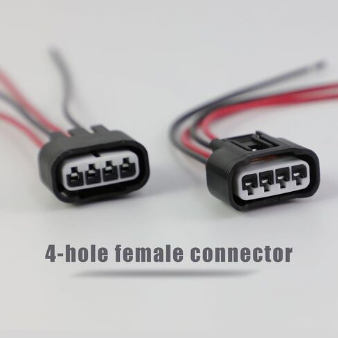 4 Pin Ignition Coil Plug Connector, Ignition Coil Pack Connector Replacement for 90980-11885, Compatible with Lexus Camry (4 Pack) in Kuwait