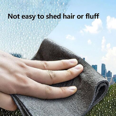 Thickened Magic Cleaning Cloth, Thick Lint-Free Cloth, Reusable Microfiber Cleaning Cloth for Windows, Mirrors, Glass, Windows and Cars, Machine Washable in Saudi Arabia