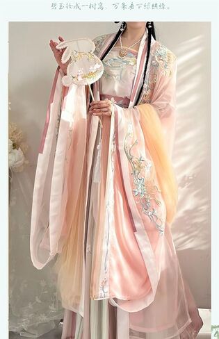 الأسلوب الصيني هانفو القديم تانغ مينغ دانست دير رقص أزياء تشيونغسام تنورة ملابس Cosplay Hanfu Princess Dress in Kuwait