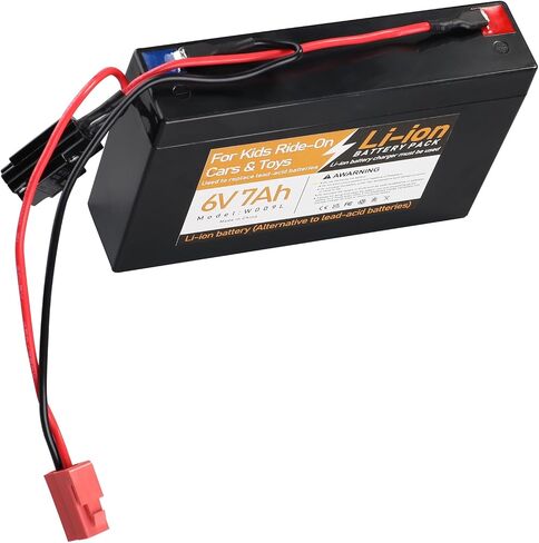6V 7Ah Lead Acid Rechargeable Battery, Replacement Battery Compatible with Kids Trax ATV Marshall Fire Truck Dodge Ram 1500 Kids Ride-On Car in Saudi Arabia