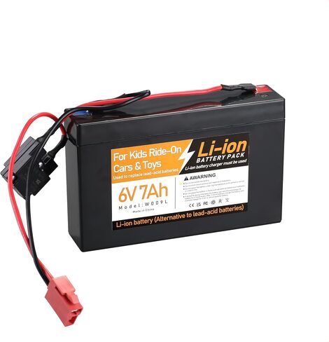 6V 7Ah Lead Acid Rechargeable Battery, Replacement Battery Compatible with Kids Trax ATV Marshall Fire Truck Dodge Ram 1500 Kids Ride-On Car in Saudi Arabia