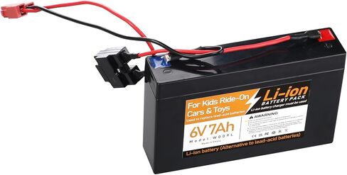6V 7Ah Lead Acid Rechargeable Battery, Replacement Battery Compatible with Kids Trax ATV Marshall Fire Truck Dodge Ram 1500 Kids Ride-On Car in Saudi Arabia