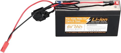6V 7Ah Lead Acid Rechargeable Battery, Replacement Battery Compatible with Kids Trax ATV Marshall Fire Truck Dodge Ram 1500 Kids Ride-On Car in Saudi Arabia