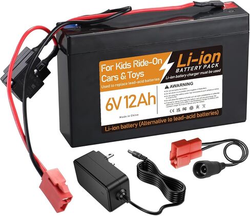 6V 7Ah Lead Acid Rechargeable Battery, Replacement Battery Compatible with Kids Trax ATV Marshall Fire Truck Dodge Ram 1500 Kids Ride-On Car in Saudi Arabia
