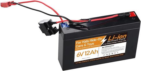 6V 7Ah Lead Acid Rechargeable Battery, Replacement Battery Compatible with Kids Trax ATV Marshall Fire Truck Dodge Ram 1500 Kids Ride-On Car in Saudi Arabia