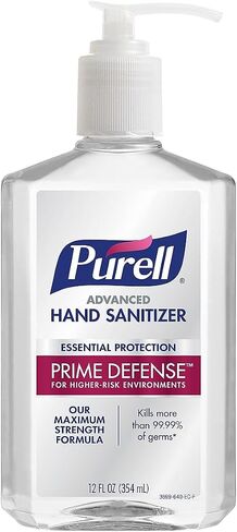تقدم Purell Prime Defense بنسبة 85 ٪ من مطهر هاند كحول ، زجاجة مضخة 12 أوقية ، رائحة نظيفة in Kuwait