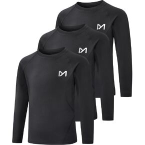 Meetyoo Thermal Termal for Kids ، Long Sleeve Boys Dirthal Shirt Termal Tops Tops Tops Base Tops Tops Tops Tops Tops Tops Toking للتزلج على التزلج in Kuwait