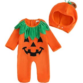 طفل بويز فتيات الهالوين الزي طويل الأكمام اليقطين رومبير لطيف الأطفال حديثي الولادة in Kuwait