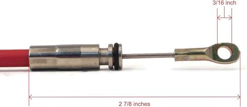 The ROP Shop | Snow Plow T-Handle Control Cable (Old Style) for Western 55363 Snowplow Blade in Saudi Arabia