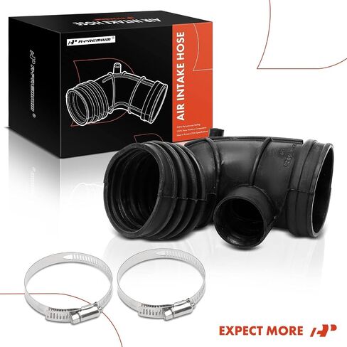 A-Premium Engine Air Huse Hose Tube [Fits DoHc ، 6cyl 2.8l 2.5l] متوافق مع BMW [E46 E39 E36] 323CI 2000 ، 323i 328i 99-00 ، 325Ci 01-06 ، 325i 325xi 01005 ، 328CI 2000 ، 525i 01-01 ، 97-02 in Saudi Arabia