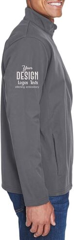 INK STITCH TT80 Men Custom Embroidery Personalized Logo Texts Leader Soft Shell Jackets in Saudi Arabia