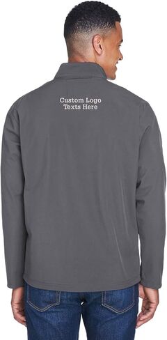 INK STITCH TT80 Men Custom Embroidery Personalized Logo Texts Leader Soft Shell Jackets in Saudi Arabia
