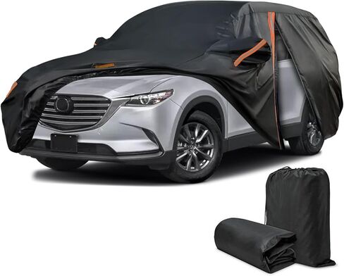 غطاء السيارة لـ Mazda Cx Cx-90 Cx-9 Cx-70 Cx-7 Cx-50 Cx-5 Cx-30 Cx-3 2006-2025 ، سيارة الدفع الرباعي الكاملة للسيارات الدفع الرباعية مقاومة للماء ، حماية غبار الأشعة فوق البنفسجية في الهواء الطلق ، وملاءمة مخصصة مع سائق باب السائق. in Saudi Arabia
