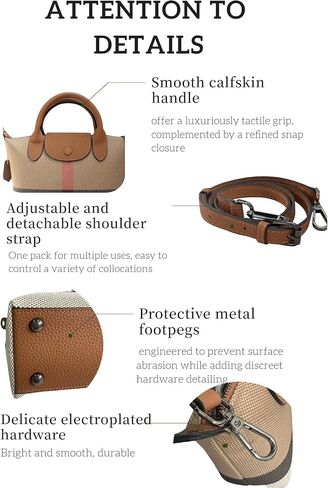 Designer women's Handbag Vintage Leather Shoulder Bag real Leather Canvas Construction women's top-handle bag in Saudi Arabia