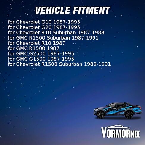 مجموعة عمود ذراع التحكم في التعليق العلوي في شيفروليه G10 G20 R1500 R10 Suburban 1987 1988 1989 1990 1991 1992 1993 1994 1995 2piece in Saudi Arabia