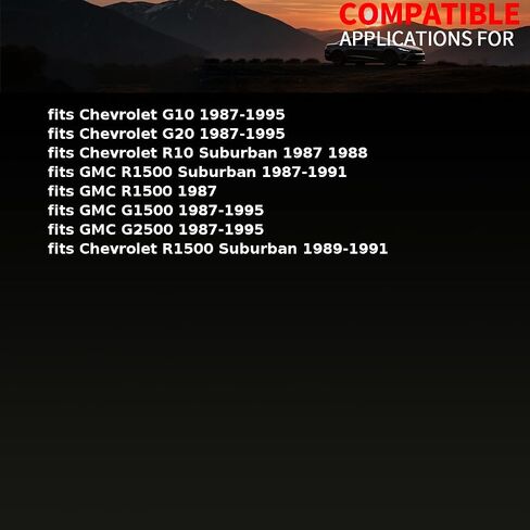 نظام التحكم في التعليق ، أزمة عمود أدوات ، أعلى Front Forts Chevrolet G10 G20 R10 R1500 Suburban 1987 1988 1989 1990 1991 1991 1993 1993 1994 1995 in Kuwait