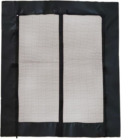 Upgrade Bug Screen for Mercedes-Benz Sprinter High Roof, Rear Door Bug Mesh Screen, Weighted Bottom Seam for Wind Resistance, Extra Privacy Panel, Center Zipper Closure in Saudi Arabia