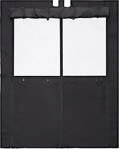 Upgrade Bug Screen for Mercedes-Benz Sprinter High Roof, Rear Door Bug Mesh Screen, Weighted Bottom Seam for Wind Resistance, Extra Privacy Panel, Center Zipper Closure in Saudi Arabia