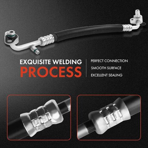 مجموعة خرطوم خط التفريغ A-Premium A/C متوافقة مع Dodge Avenger 2008 ، Chrysler Sebring 2007-2008 ، 2.7L 3.5L ، ضاغط إلى المكثف in Kuwait