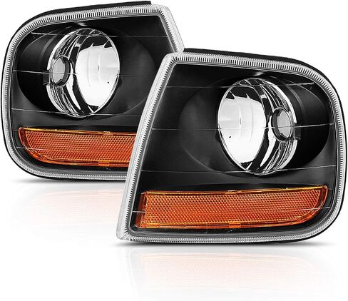 AmeriLite Black Corner Turn Signal Lights For Ford Expedition / F150 - Passenger and Driver Side in Saudi Arabia