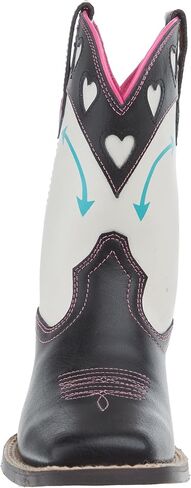 Ariat Youth Round Up Hearts Madison Avenue and Classic White Shaft Cowgirl Boot in Saudi Arabia
