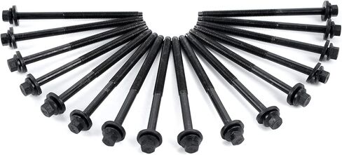 Head Bolt Kit ES72159 متوافق مع 1995-2009 لـ Ford Fusion Escape Contour ، من أجل تكريم Mazda MPV ، من أجل Mercury Sable Mariner 2.5L 3.0L V6 Duratec in Saudi Arabia
