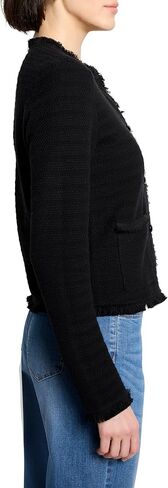 Nic+Zoe Women's Fringe Mix Femme Jacket in Saudi Arabia