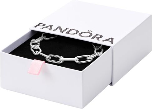 سوار سلسلة ربط Pandora ME - يتميز بـ 3 موصلات - سوار من الفضة الاسترليني للنساء - هدية لها - من الفضة الاسترليني، مع صندوق هدايا in Kuwait