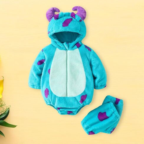 Baby Halloween Costume Unisex Baby Boy Girl Animal Costumes Long Sleeve Hooded Romper Jumpsuits Cute Outfits in Saudi Arabia