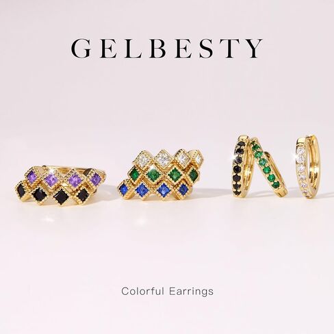 3 Pairs Gold Green Huggie Earrings for Women Stackable, Small Dainty Cartilage Helix Hoops & Hypoallergenic Earring Set, Cute Western Trendy Fashion Jewelry Gifts in Saudi Arabia
