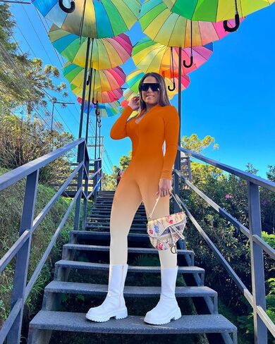 نساء Yegine Long Sleeve Bodycon Phemsuit مثير رومومز قطعة واحدة من البضائع in Kuwait