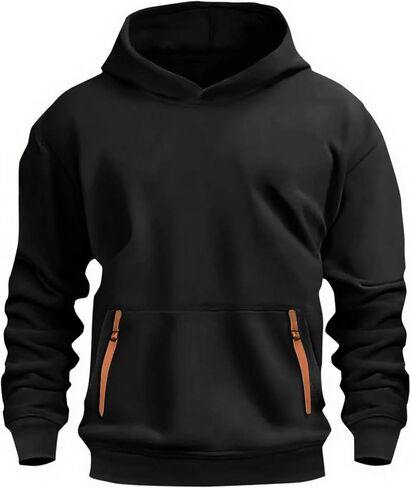 Boys Sweatshirts Long Sleeve Fleece Hoodie Thick Fashion Plain Hooded Pullover For Teens Fall Kids Clothes in Kuwait