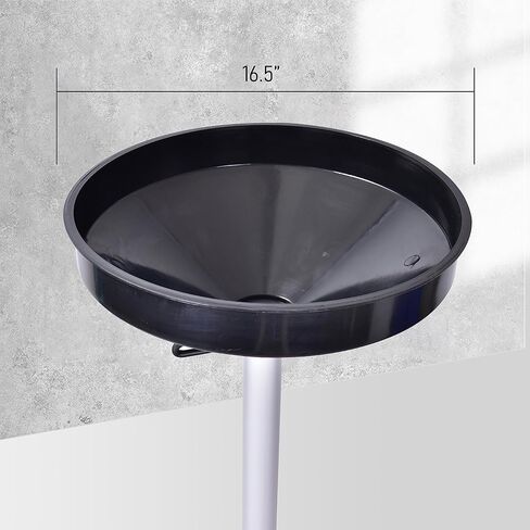 A047 17 Gallon Oil Drain Pan Caddy, Low Profile Portable Waste Oil Change Pan for Truck, Car, with 8 Feet Evacuation Hose in Kuwait