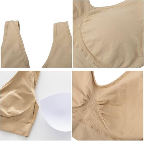 Women's Seamless Comfortable Sports Bras with Removable Pads for Active Lifestyle in Saudi Arabia