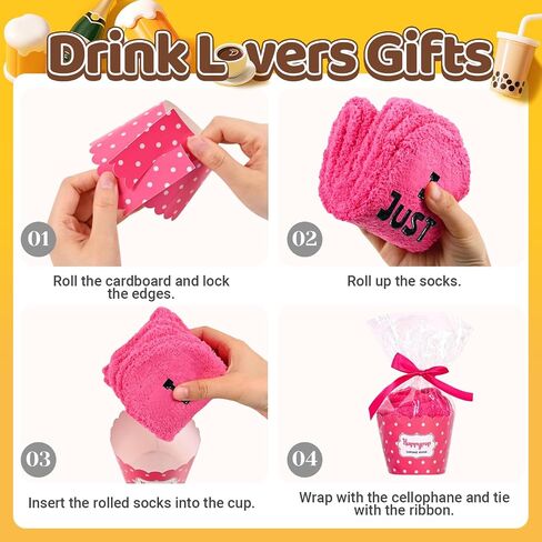 HAPPYPOP Funny Novelty Gifts Socks, Boba Gifts Bubble Milk Tea Gifts for Teen Girls Boba Socks, Gifts for Drinkers Bubble Tea Lover Gifts in Saudi Arabia