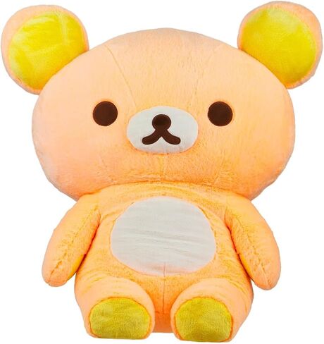 Rilakkuma San-X سلسلة شربات طويلة أصلية من القطيفة - وردي ناعم - 38.1 سم in Saudi Arabia