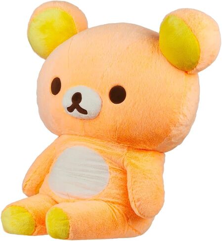 Rilakkuma San-X سلسلة شربات طويلة أصلية من القطيفة - وردي ناعم - 38.1 سم in Saudi Arabia