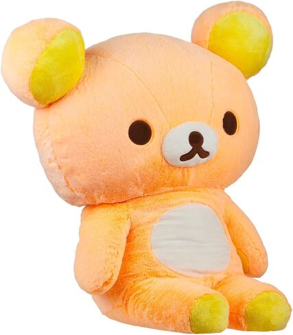 Rilakkuma San-X سلسلة شربات طويلة أصلية من القطيفة - وردي ناعم - 38.1 سم in Saudi Arabia