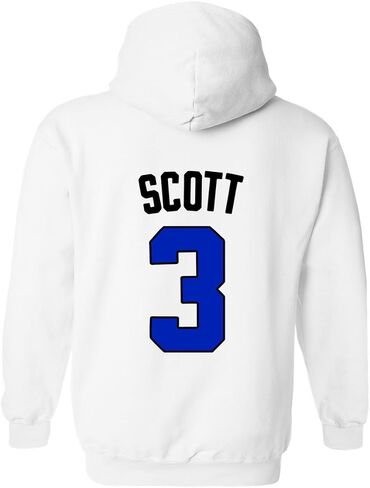 فيلم Ravens لكرة السلة #3 Lucas Scott One Tree Hill Jersey Style Men's Hoodie Sweatshirt in Saudi Arabia