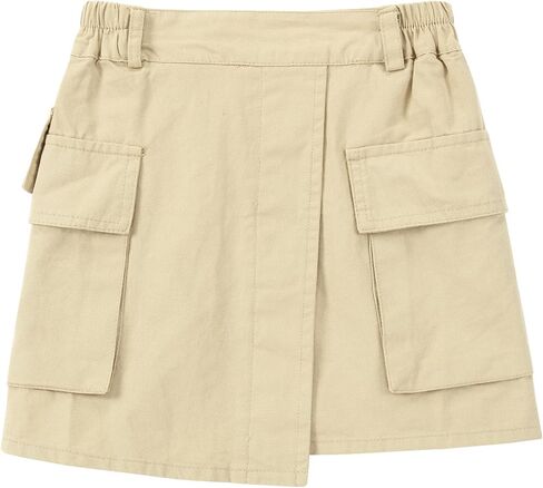 Flofallzique Girls Skirt with Built -in Shorts and Pocket Kid Cargo Skorts in Saudi Arabia