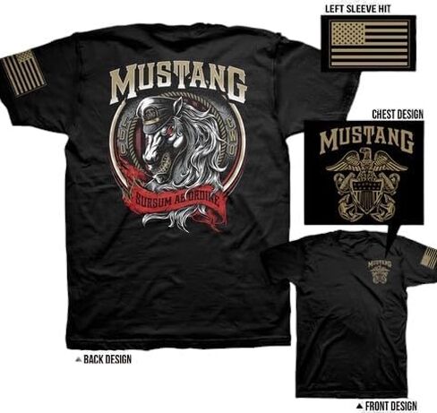 The Navy Mustang LDO/CWO T-Shirt in Saudi Arabia