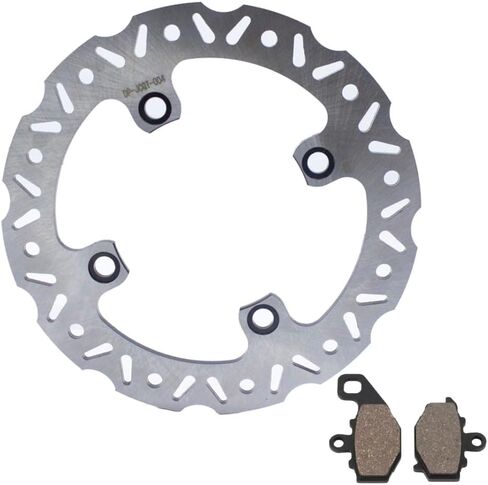 Rear Brake Disc Rotor and Pads for KAWASAKI NINJA ZX6R ZX6RR ZX-6R ZX-6RR 2002-2023, ZX10R ZX-10R 2004-2021,ZX9R 1998-2003, Z750 Z1000 2004-2006 in Saudi Arabia