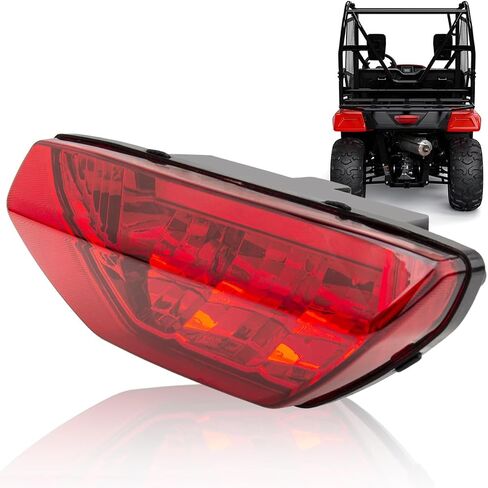 LED Tail Light Brake Taillight Lamp Compatible with Honda TRX250EX/X/Recon TRX300EX/X TRX400EX/X TRX500 Foreman/Rubicon TRX520 TRX420 Rancher TRX700XX TRX250X Pioneer 500 Big Red MUV700 (Red) in Saudi Arabia