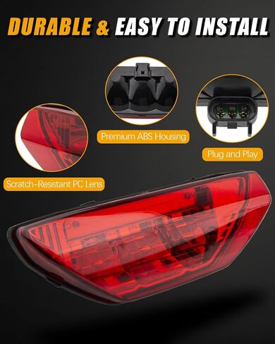 LED Tail Light Brake Taillight Lamp Compatible with Honda TRX250EX/X/Recon TRX300EX/X TRX400EX/X TRX500 Foreman/Rubicon TRX520 TRX420 Rancher TRX700XX TRX250X Pioneer 500 Big Red MUV700 (Red) in Saudi Arabia